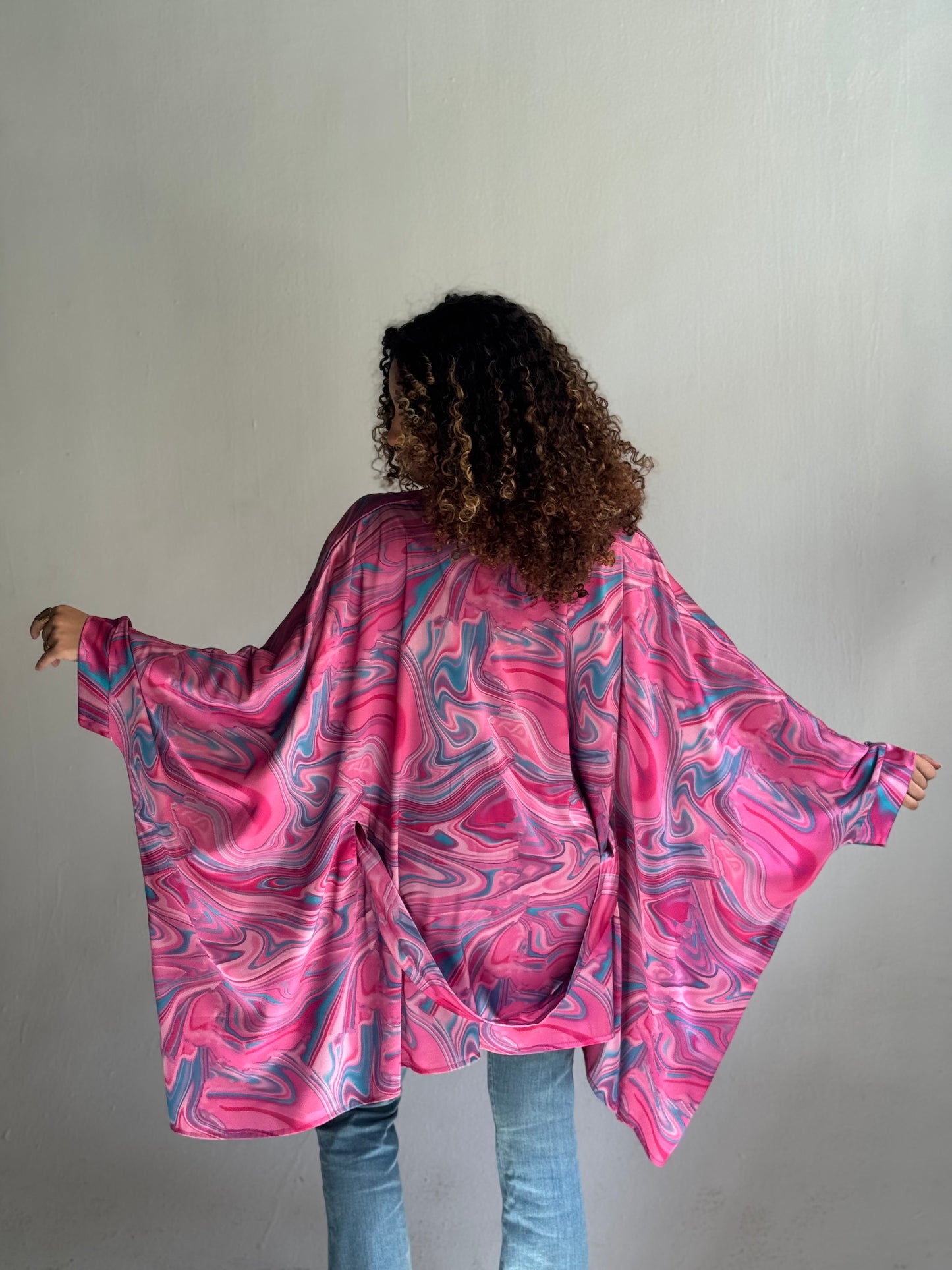 Multi-Way Satin Blouse
