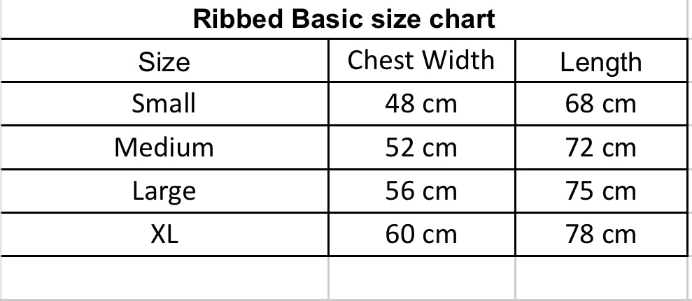 Ribbed Basic