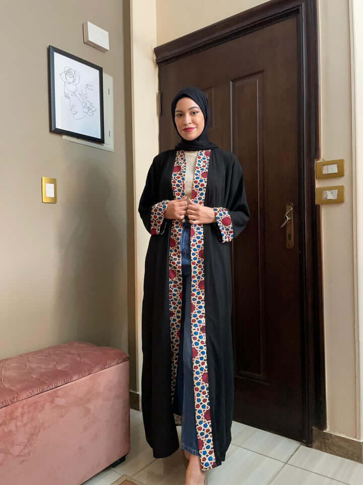 Ramadan Printed Abaya