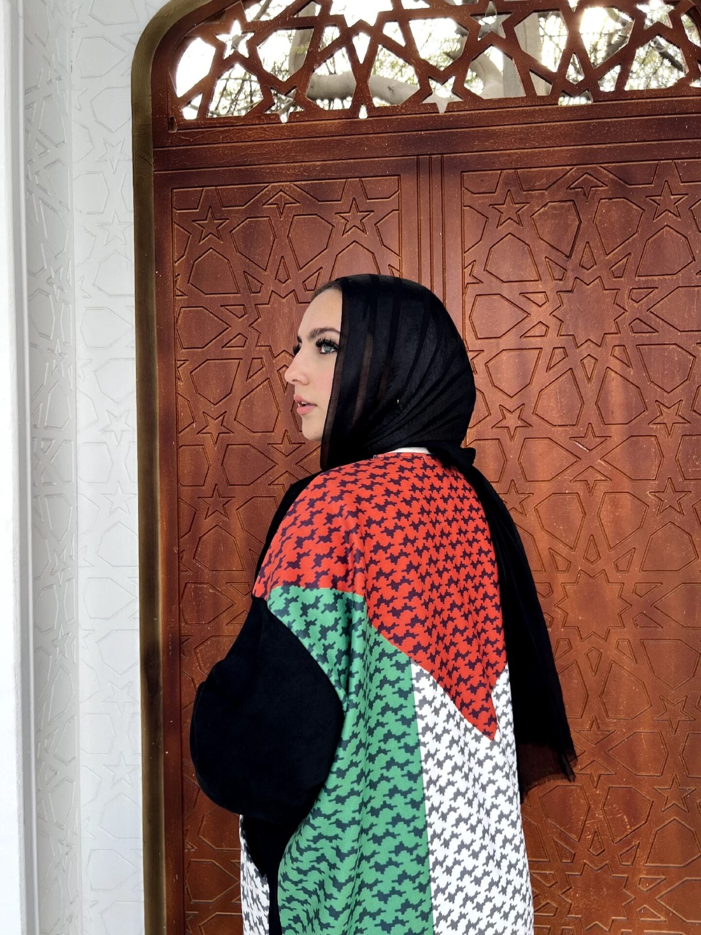 Palestine Back Print Kaftan
