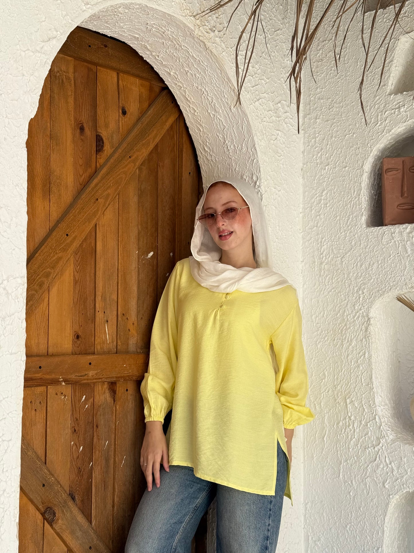 Linen Long Sleeves Top