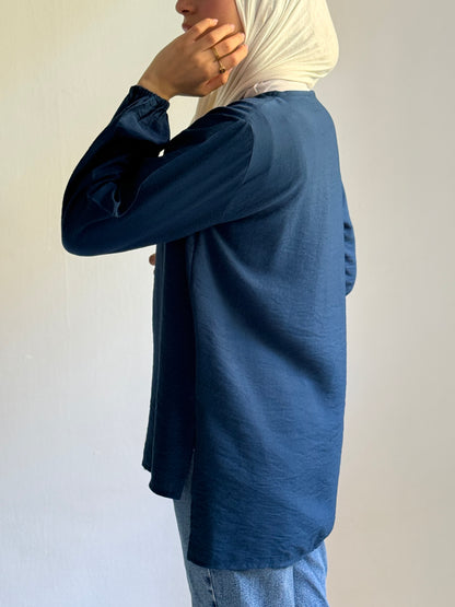 Linen Long Sleeves Top