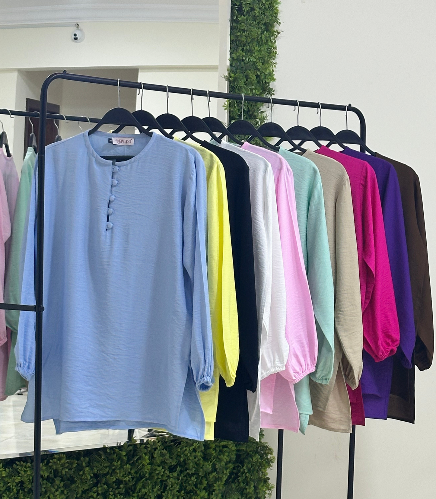 Linen Long Sleeves Top