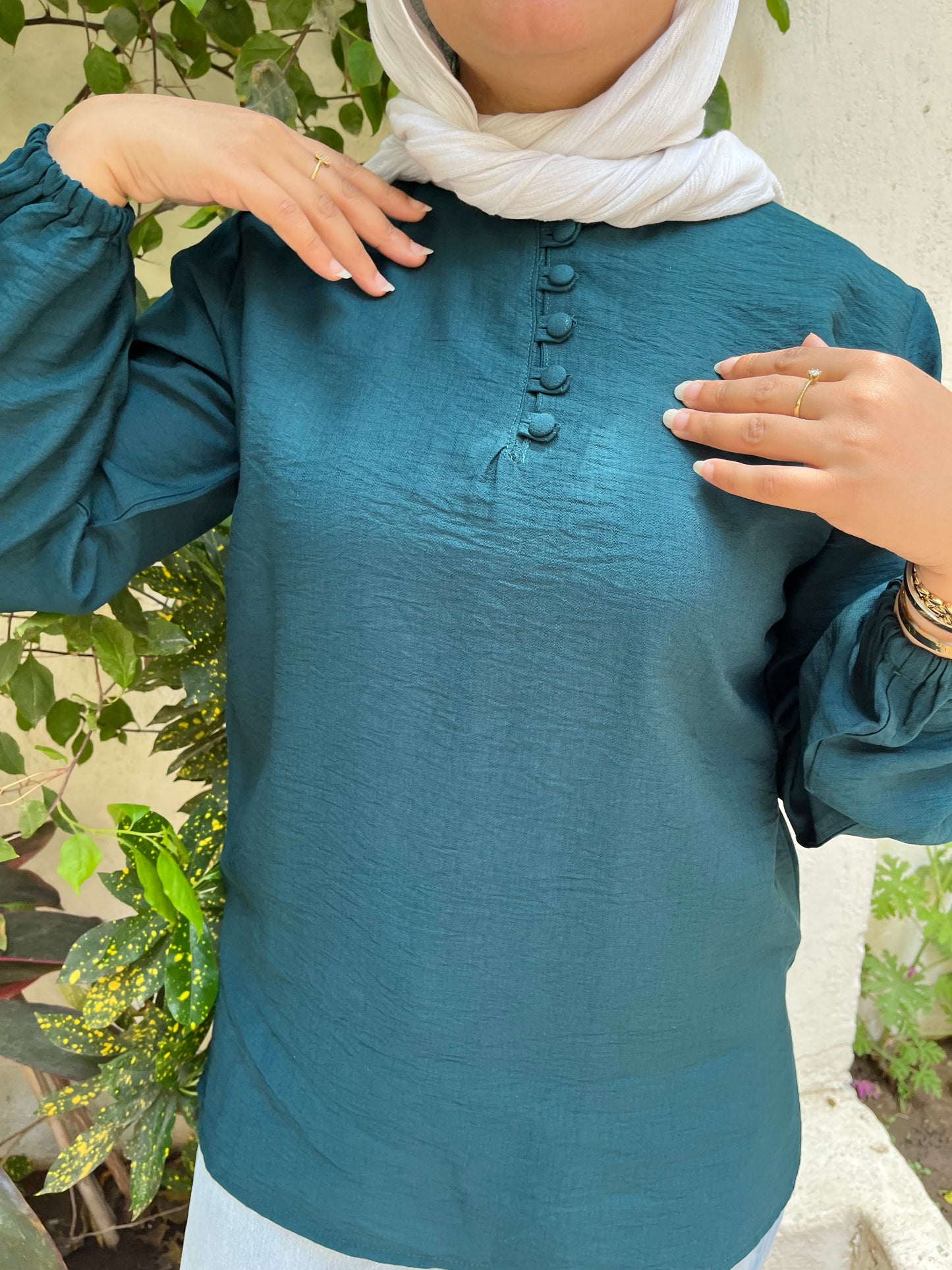 Linen Long Sleeves Top