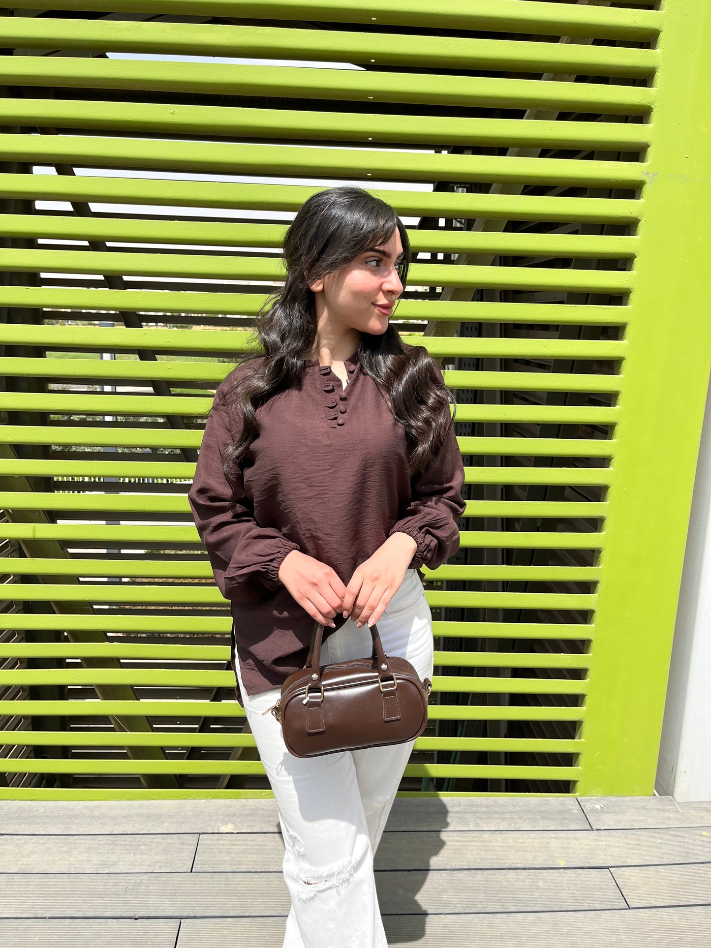 Linen Long Sleeves Top