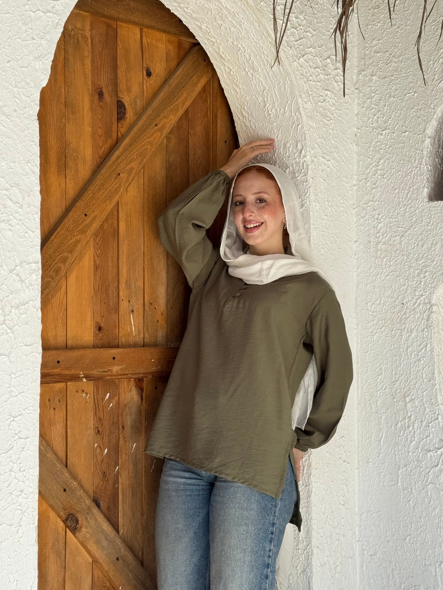 Linen Long Sleeves Top