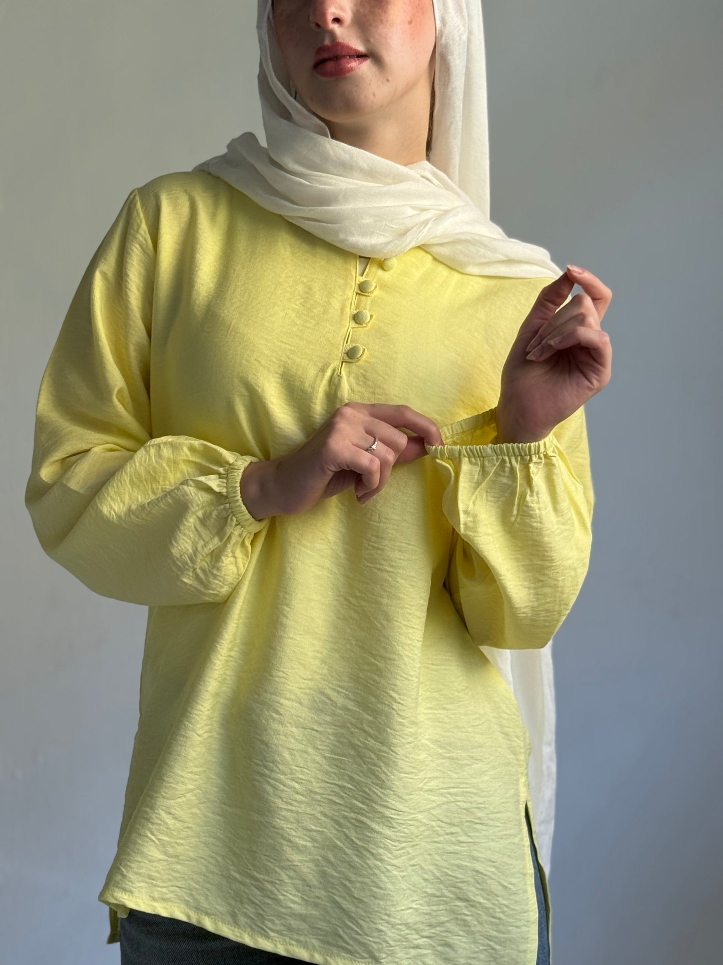 Linen Long Sleeves Top