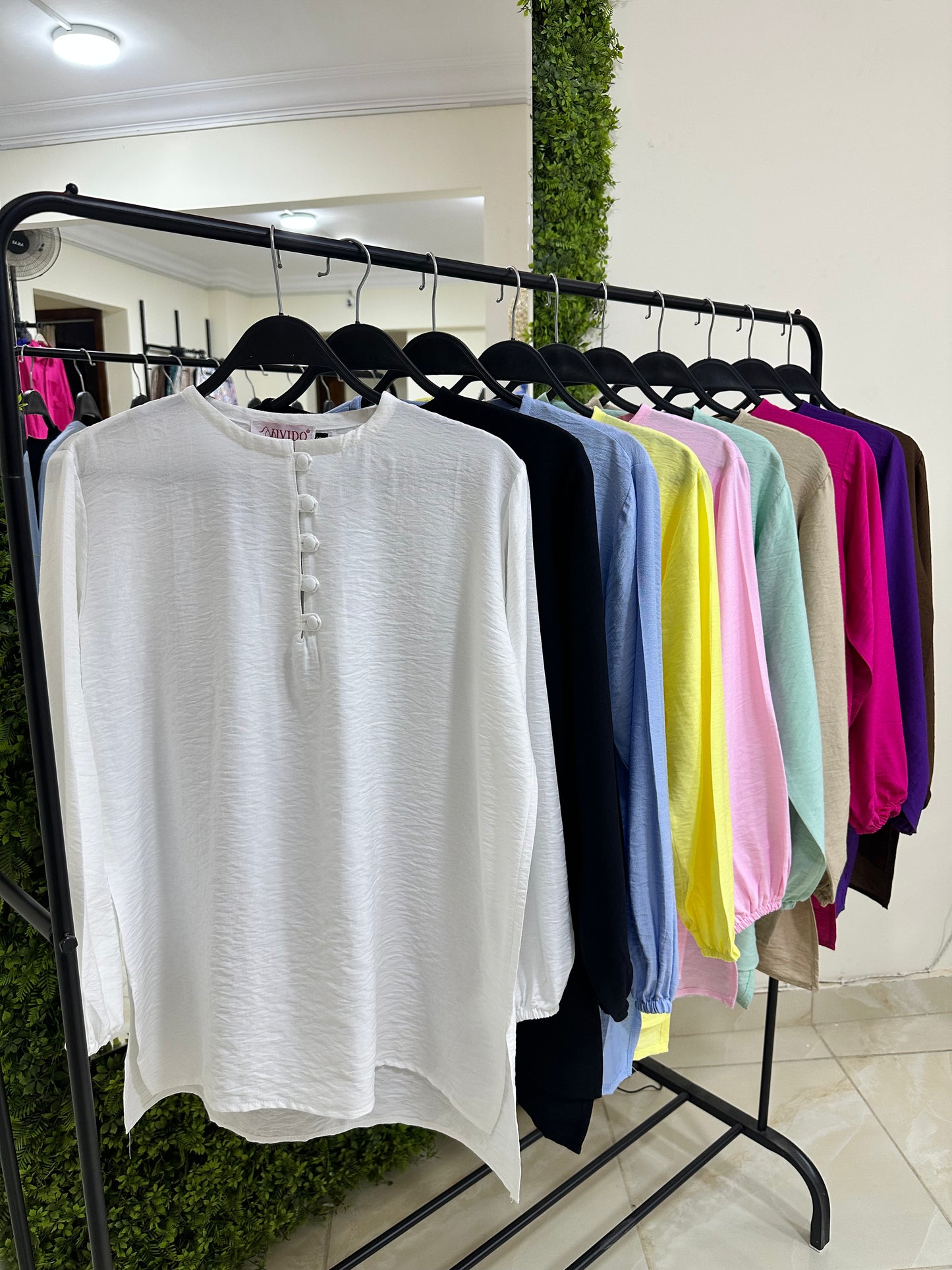 Linen Long Sleeves Top