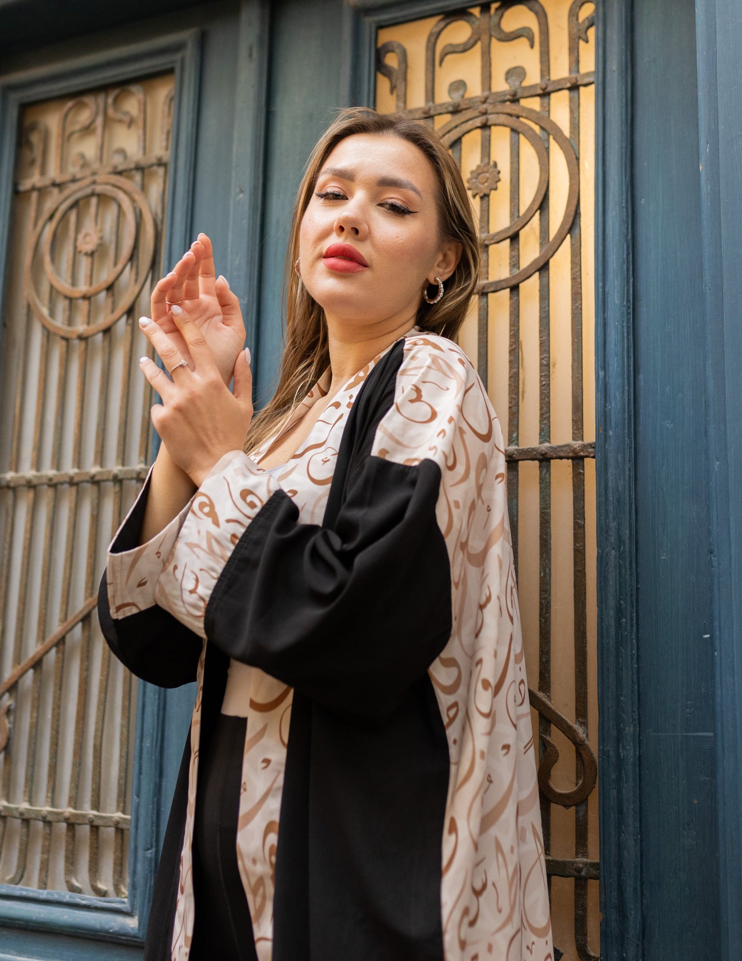 Arabic Calligraphy Ramadan Abaya