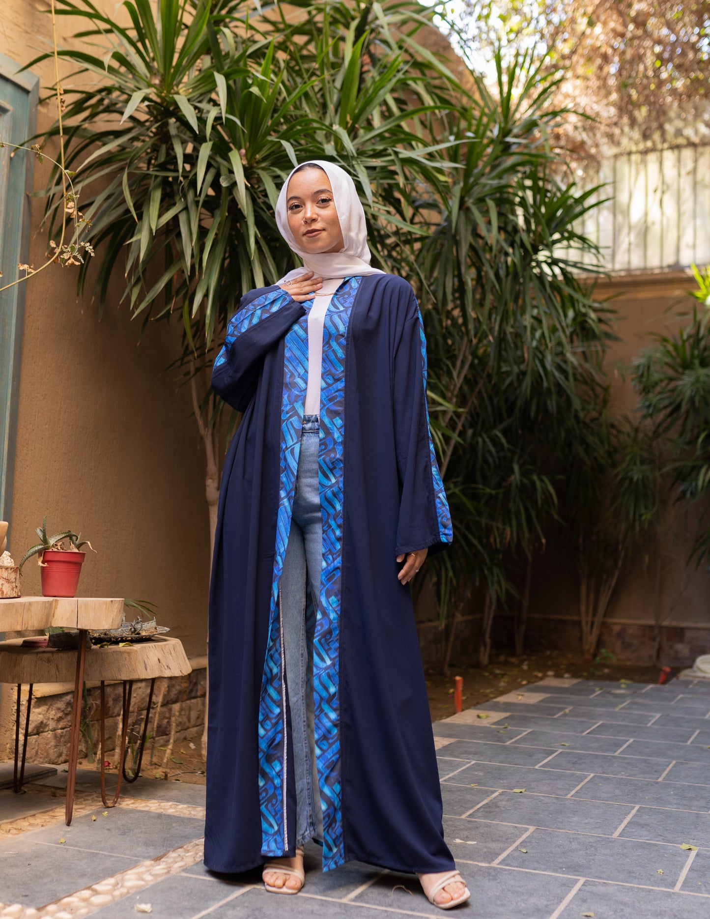 Ramadan Printed Abaya