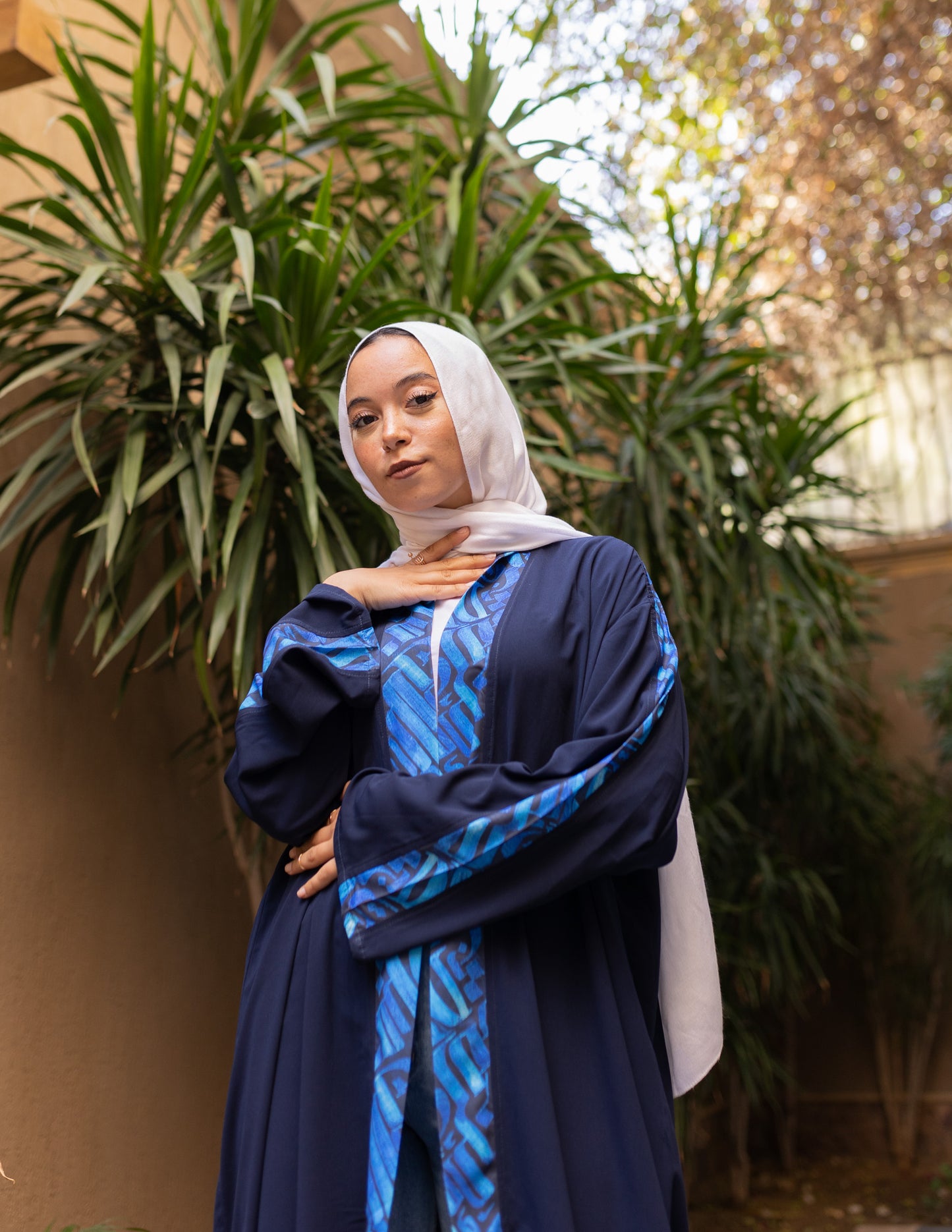 Ramadan Printed Abaya