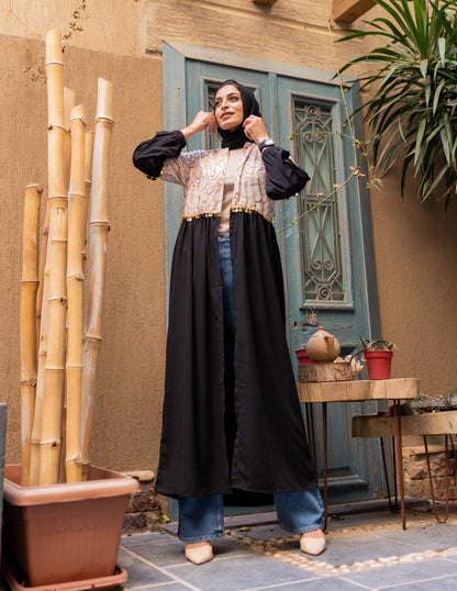 Coined Arabic Calligraphy Abaya