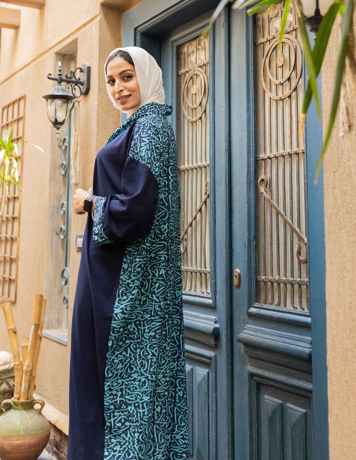 Arabic Calligraphy Ramadan Abaya