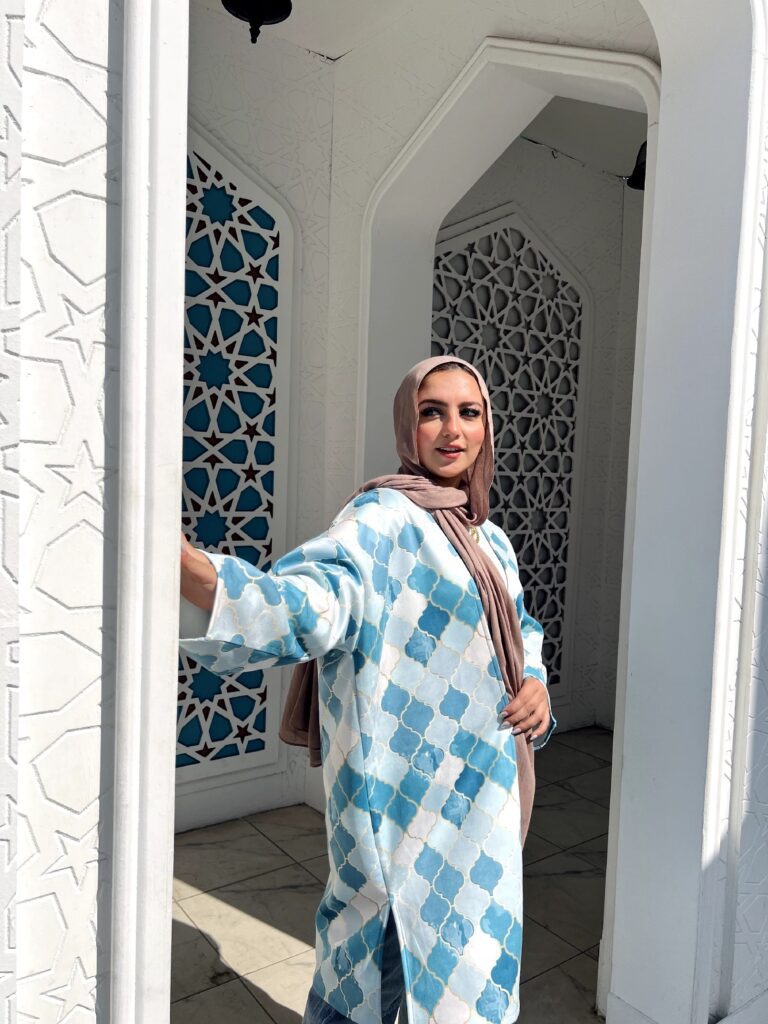 Baby Blue Ramadan Kimono